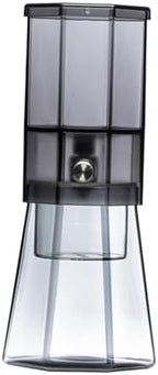Iced Coffee Maker Glass Coffee Pot Portable Practical Coffee Machine Iced Coffee Brewer Glass Coffee Pitcher for Parties Cafe, Black by Fonowx