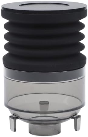 Coffee Grinder Funnel with Silicone Bellows for Baratza Sette 270 and BG30, Dual Function Blowing Bin for Cleaning and Collecting Grounds, ABS and Silicone Design in Black by Unknown
