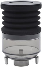 Coffee Grinder Funnel with Silicone Bellows for Baratza Sette 270 and BG30, Dual Function Blowing Bin for Cleaning and Collecting Grounds, ABS and Silicone Design in Black by Unknown