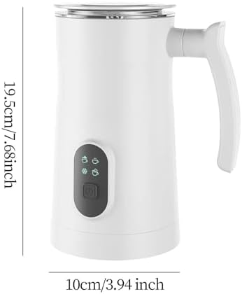 Innovative and Functional Electric Milk Frother, White - Image 5