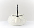 Iwachu 12606 Iwachu Teapot, 5 Type, Cherry Blossom, Silver/Hemp Color, 0.65 L (0.65 L), Inner Hollow Enamel, Nambu Ironware - Image 4