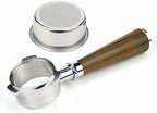Espresso Machine Bottomless Portafilter Freely Disassembled Coffee Handle Bottomless Steel 54MM Portafilter Filter Basket Included (Color:A) (B) - Image 3