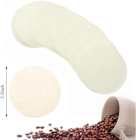 500 Pcs Replacement Paper Filters Round Coffee Maker Filters Disposable For Aerobie Aeropress Coffee And Espresso Makers - Image 3