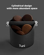 Tuni G1 Conical Burr Coffee Grinder With Coffee Knock Box(Silver) - Image 7