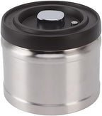 Stainless Steel Coffee Canister,Vacuum Sealed Coffee Container 304 Stainless Steel Press Type Airtight Food Storage Container for Coffee Beans Tea Nuts 1100ML Stainless Steel Color(1600ML-Silver) - Image 3