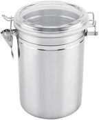 Cocoarm Stainless Steel Coffee Canister, Container Vacuum Sealed Storage Jar with Airtight Clamp Lid for Sugar Tea Bean (Extra Large 57L 13.1 X 14.4 X 18.5in) - Image 6