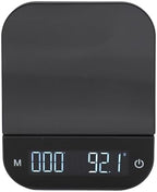 Coffee Scale with Timer, 0.1g High Precision Kitchen Scale, Digital Kitchen Scale, USB Rechargeable Small Coffee Scale, Touch Sensor, with LCD Display and Tare Function by CDQL