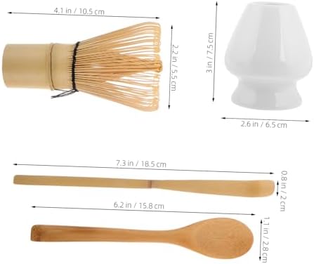 Matcha Tool Set Ceramic and Bamboo for Tea Ceremony Use - Image 2
