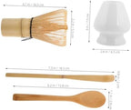 Matcha Tool Set Ceramic and Bamboo for Tea Ceremony Use - Image 2