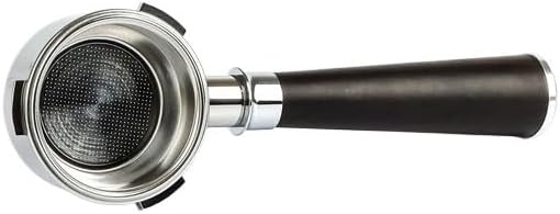 58mm 3 Ear Bottomless Portafilter With 2 Cups Basket，Compatible For HiBREW，h7/h7a/h10a Coffee Machine Accessory(Blackwood-A) by Unknown