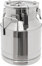 Stainless Steel Milk jug, Milk Bucket Bucket Bottle, Milk Storage Bucket Portable Pot with Silicone Sealing lid, Coffee Liquid Container Storage Tank - Image 2