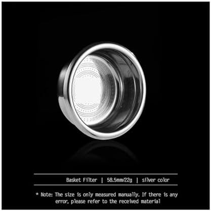 Precision High Extraction Espresso Basket Filter,Micro Sieve With 304 Stainless Steel For 51/54 / 58mm(58mm 22g Silver) - Image 2