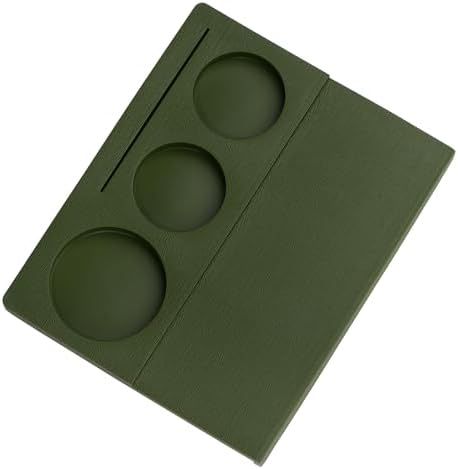 Normcore Espresso Tamping Station V3, Corner Tamping Mat, Corner Tamping Mat for 51mm 54mm 58mm Tamper, Distributor Holder, Food Grade Non-Slip Silicone, Dark Green - Image 3