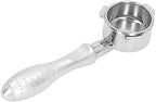 Coffee Portafilter 54mm with Stainless Steel Handle (Silver) - Image 7