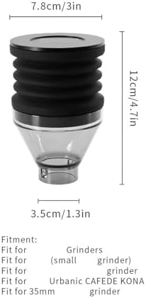 Coffee Beans Grinder Single Dose Hopper And Silicone Belows Blowing Cleaning Tools,Compatible For Galileo, /, Compatible For Eureka, /, Compatible For Mazzer(Compatible for Small Fuji Grinder) - Image 2