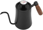 Jiawu Gooseneck Kettle with Thermometer, 500ml Tea Kettle for Stovetop, Stainless Steel Pour Over Coffee Maker Kettles with Precision Drip Spout for Manual Drip Coffee & Tea by JIAWU