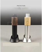Stainless Steel Coffee Tamper Needles With Base Press-type Powder Collecting Needle Coffee Accessories(Silver) - Image 5