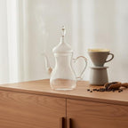 Versatile Borosilicate Glass Carafe, 22 oz Coffee Pot for Pour Over Brewing and Tea Serving with Handle - Image 3