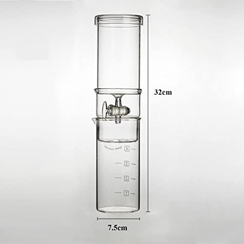 Cold Brew Coffee Maker,Cold Drip Coffee Machine with Adjustable Drip Filter,Glass Cold Brew Coffee Tower Iced Coffee Brewer for Home and Office - Image 6