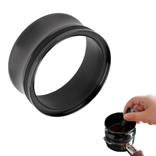 watchget 58mm Magnetic Espresso Dosing Funnel Coffee Dosing Ring, Black by watchget