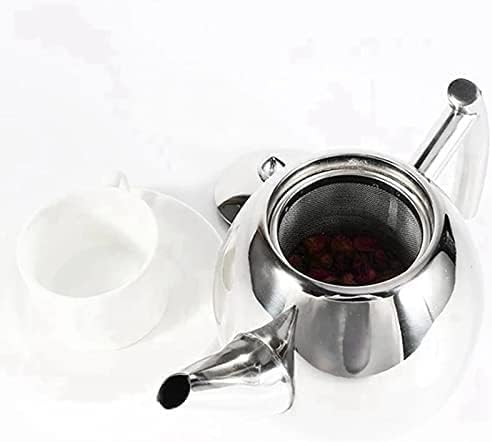 2L Stainless Steel Teapot with Tea Strainer Teapot with Tea Infuser Teaware Sets Tea Kettle Teapot - Image 2