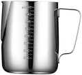 Milk Frother Cup Stainless Steel Coffee Milk Frothing Jug Stainless Steel Espresso Frother Pitcher Latte Art Measurement Barista Tool Accessories(900ml-With scale) by Unknown