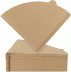 500 Pcs Portable Conical Filter Paper – Wood Pulp Hand-Brewed Coffee Drip Sheets for Cafe Tools - Image 2