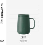 Simple Modern Voyager Signature Mug | Travel Coffee Tumbler with 360° Lid and Handle | Ceramic-Lined Insulated Stainless Steel Iced Cold Brew Cup | 12oz, Forest - Image 6