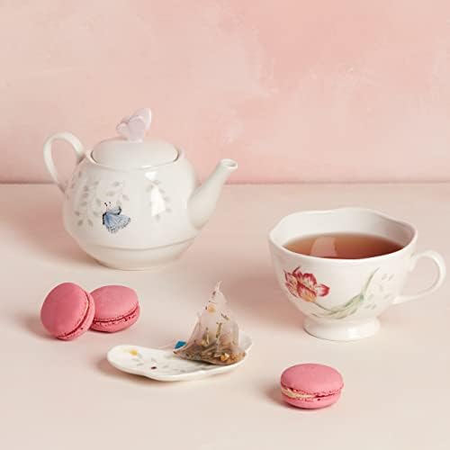 Lenox 6083927 Butterfly Meadow Teapot with Lid, White - Image 6