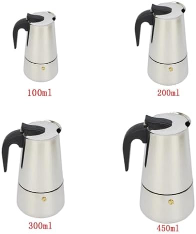 Moka Pot 2/4/6/9 Cups Stovetop Espresso Coffee Maker Stainless Steel - Image 4