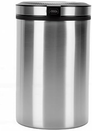 Vacuum Coffee Canister, Airtight Stainless Steel Food Storage Container with Digital Display, Automatic Vacuum Sealer for Coffee Beans, Grains, Nuts - Image 7