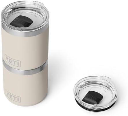 YETI Rambler 10 oz Ceramic Lined Lowball 2.0, Vacuum Insulated with MagSlider Lid, Cape Taupe - Image 3