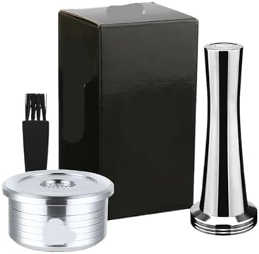 Compatible With Lavazza，EP-950 Machine Espresso Point Cup,Reusable Coffee Capsule Stainless Steel Refillable Filter Pod(2PCS) by Unknown