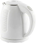 OVENTE 1.7L Double Wall Electric Tea Kettle, 1100W Power, White KD64W by OVENTE