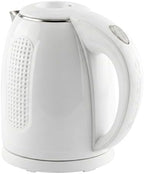 OVENTE 1.7L Double Wall Electric Tea Kettle, 1100W Power, White KD64W by OVENTE