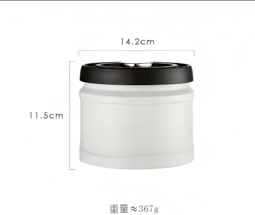 Vacuum Sealed Coffee Canister, 304 Stainless Steel, Airtight Press Type Lid, for Coffee Beans, Tea, Nuts (Green, 1100, Milliliters) - Image 2
