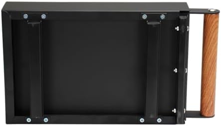 DIBTSA Espresso Knock Box Drawer,Stainless Steel Detachable Coffee Pucks Knock Container, Shock-Absorbent Durable Barista Style Knock Box, Removable Knock Bar,Wood handle and Non-Slip Base (Black) - Image 6