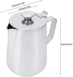 1000ml Latte Art Pitcher,Stainless Steel Milk Frothing Pitcher Coffee Cup Mug Milk Frothing Pitcher Jug For Espresso Machines, Milk Frothers, Latte Art Coffee Machine（33oz) - Image 2