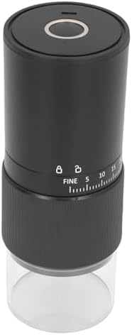 ZJchao Portable Electric Coffee Grinder Adjustable Ceramic Conical Burr, with Built in Battery for Home Travel Camping Office - Image 4