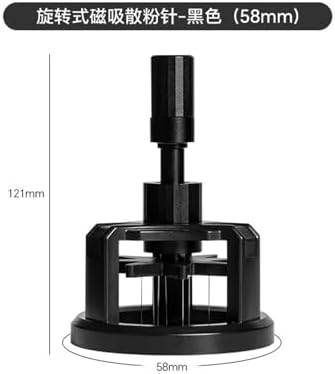 Adjustable Self Leveling Espresso Tamper 51mm 58mm 54mm Calibrated Rotating Coffee Distributor & Tamper Tool For Barista Black(58mm) - Image 2