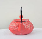 Iwachu 12706 Teapot, Type 5 Cherry Blossom, Silver/S Pink, 1.2 gal (0.65 L), Inner Enamel, Nambu Ironware - Image 4