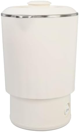 Travel Electric Kettle 600ml Capacity 600W Fast Heating Stainless Steel Portable Hot Water Boiler for Business Trip (US Plug 110V) by Unknown