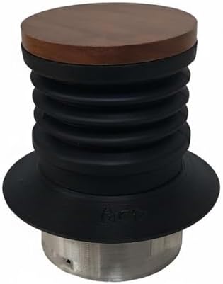 Coffee Cleaning Bellows Air Blower Bean Reservoir Wooden Top Appliance Part for Grounds Removal Suitable for Baristas by Leefasy