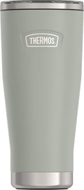 THERMOS ICON SERIES, Stainless Steel Tumbler with Slide Lock, 18 Ounce, River Rock by Thermos