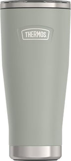 THERMOS ICON SERIES, Stainless Steel Tumbler with Slide Lock, 18 Ounce, River Rock by Thermos