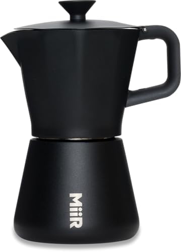 MiiR New Standard Moka Pot, 10oz - Durable Coffee Maker for Rich Espresso Strength Brew by MiiR