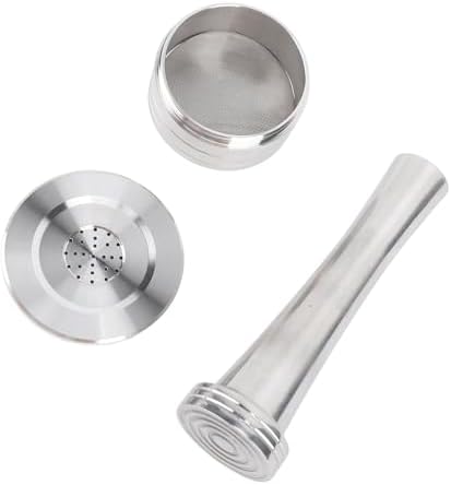 JTLB Stainless Steel Reusable Coffee Capsule, Reusable Coffee Pod Filter with Easy to Clean Design for Machine (with Paper Filters Brush Spoon Press Hammer) - Image 2