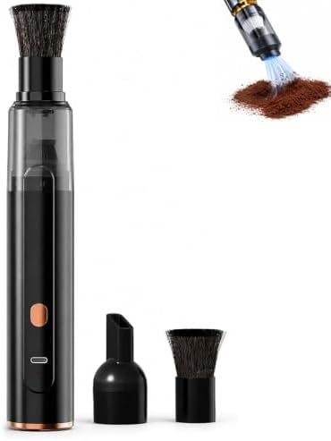 Coffee Grinder Vacuum Cleaner, 25w Strong Suctio, Rechargeacordless Abs Design with Detachable Dust Cup for Coffee Grinder Brush & Portafilter Rechargeable Tool by Unknown