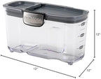 Progressive International ProKeeper+ Clear Plastic Airtight Food Baker's Kitchen Storage Organization Container Canister Set with Magnetic Accessories, 2- Piece Set (Cereal 1.5-Quart) - Image 6