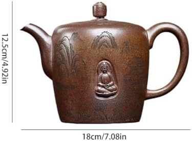 Tea Kettle Retro Purple Clay Teapot Household Large Capacity Coffee Pot Portable Travel Teapot Ceramic Tea Infuser - Image 2